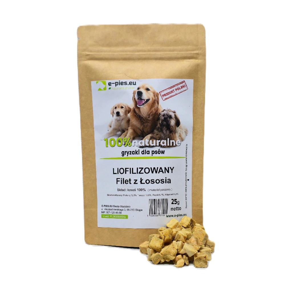 Liofilizowany Łosoś 25g