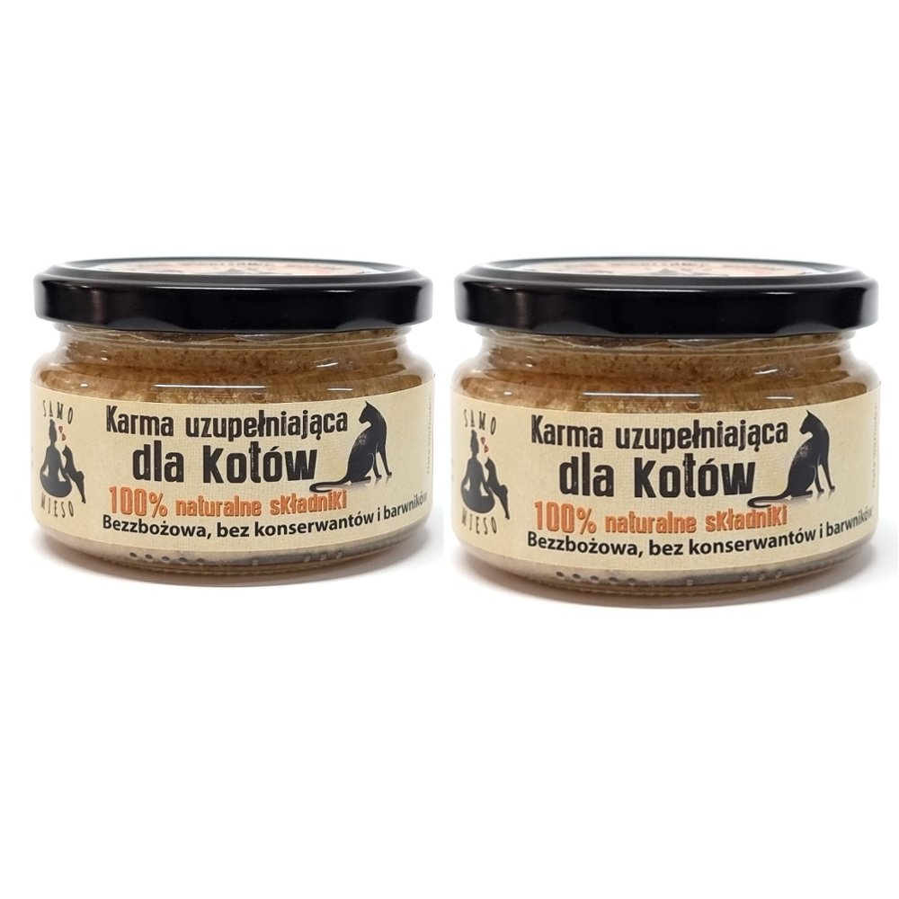 Pełnoporcjowa mokra karma dla kota 2 x 200g